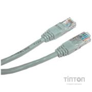 Патч-корд литой EServer (CORD-20M-GRY) UTP, RJ45, Cat.5e, 20m, серый _МЕДЬ