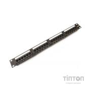 Патч-панель 19" 1U 24 порта 5e UTP kroneIDC ESERVER (WT-2089A-CAT.5E)