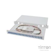 Патч-панель Digitus оптична 1U-24xLC duplex, Splice Cass, OS2 Color Pigtails, Ad (DN-96332/9)