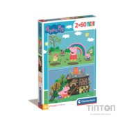 Пазл Clementoni 2 в 1 Peppa Pig, 2 по 60 елементів (21622)