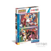 Пазл Clementoni 2 в 1 Sonic, 2 по 60 елементів (24821)