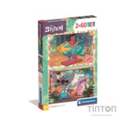Пазл Clementoni 2 в 1 Stitch, 2 по 60 елементів (24822)