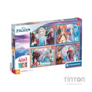 Пазл Clementoni 4 в 1 Frozen, 12,16,20 та 24 елементи (21518)