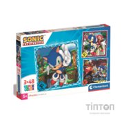 Пазл Clementoni Sonic 3 шт по 48 елементів (25320)