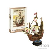 Пазл Cubic Fun Тривимірна головоломка-конструктор Санта Марія (T4031h)
