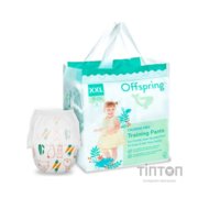 Підгузки Offspring трусики Розмір XXL (15-23 кг) 24 шт, Зайчики (9355465009565) (DP-OI-FAP-XXL24P-HBN)