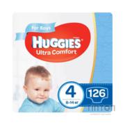 Підгузок Huggies Ultra Comfort Box 4 для хлопч 126 шт (5029053546889)