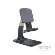 Підставка до планшета та телефона Knight Foldable Desk Mobile Phone Holder Stand (Alloy) Black Essager (EZJZM-QS01)