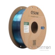 Пластик для 3D-принтера eSUN PLA Clear Rainbow 1,75mm 1kg PURPLE BLUE CYAN (PLA-CLRB175RB-ZUCY1P1)