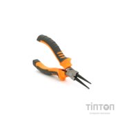 Плоскогубці Voltronic круглогубці сіро-жовтогарячі ручки, 125мм, 55гр (YT-MT125R)