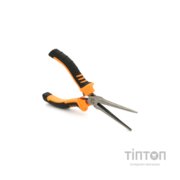 Плоскогубці Voltronic круглогубці, сіро-жовтогарячі ручки, 155мм, 55гр (YT-MYTEC155Long)