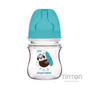 Пляшечка для годування Canpol babies EasyStart - Toys з широким отвором 120 мл (35/220_blu)