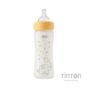 Пляшечка для годування Chicco Perfect Easy силіконова, від 0+ міс. повільний потік 240 мл (20252.30)