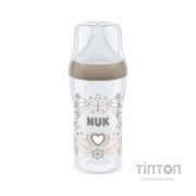Пляшечка для годування Nuk Perfect Match М Серце, пластикова, 260 мл (3954135)