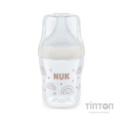 Пляшечка для годування Nuk Perfect Match S Веселка, пластикова, 150 мл (3954131)