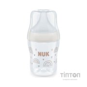 Пляшечка для годування Nuk Perfect Match S Веселка, скляна, 120 мл (3954140)