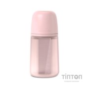 Пляшечка для годування Suavinex Colour Essence, 240 мл, силіконова, 240 мл, фізіологічна соска повільний потік, , світло-рожева (308654)