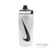 Пляшка для води Nike REFUEL BOTTLE GRIP 18 OZ N.100.9955.173.18 білий, чорний 532 мл (887791762238)
