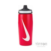Пляшка для води Nike REFUEL BOTTLE GRIP 18 OZ N.100.9955.636.18 червоний, білий, чорний 532 мл (887791762092)