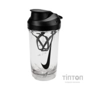 Пляшка для води Nike TR RECHARGE SHAKER BOTTLE 16 OZ N.101.2242.988.16 прозорий, чорний 470 мл (887791805607)