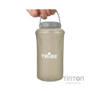 Пляшка для води Tribe Soft Bottle 1 л TPU м'яка grey (T-FE-0023-grey)