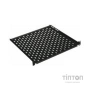 Полка 19" Conteg 2U глуб. 750 мм. до 60кг. RAL9005 (DP-PO-750-H)