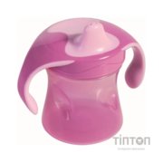 Поїльник-непроливайка Baby-Nova з ручками рожева 220 м (3966043)