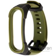Ремінець Mijobs Mi Band 5 - Silicon SPORT Green/Black
