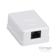Розетка RJ-45 x1 зовнішня, одинарна, FTP, Кат. 5е