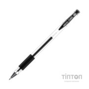 Ручка гелева Baoke 0.5 мм, з грипом, чорна, 12 шт (PC880D/F-black)