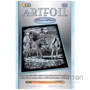 Набір для творчості Sequin Art ARTFOIL SILVER Zebra and Foal (SA1018)