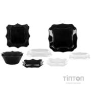 Сервіз Luminarc AUTHENTIC Black&White /19 пр.