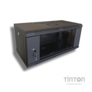 Шафа настінна Hypernet 4U 19" 600x350 (WMNC-350-4U-FLAT-BLACK)