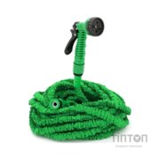 Шланг для поливу Voltronic 20-60м/200ft + розпилювач, насадка на кран, Blue/Green, Box (Garden hose 20-60)
