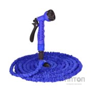 Шланг для поливу Voltronic KY-375B, 10-37.5м/125ft, + розпилювач, насадка на кран, Blue, Box (KY-375B)