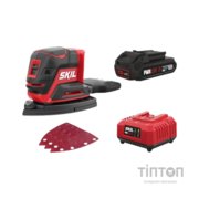 Шліфувальна машина Skil 3720 CC Compact Li-Ion 20V 2x2.5Ah (SR1E3720CC+BC1E3110A)