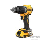 Шуруповерт DeWALT XR Li-Ion 18V 2x2Ah, 74 Нм, 0-450/0-1650 об/хв, 1.17 кг, TSTAK (DCD799D2T)