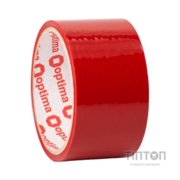 Скотч Optima 48 мм х 30 м, червоний (O45304-03)