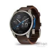 Смарт-годинник Garmin D2 Mach 2, 47mm, Saph, Bare Ti/Blk w/LthrBd, GPS (010-02904-31)