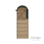 Спальний мішок Naturehike з капюшоном Sunny Day PL02 U250 CNK2550WS028, (8,5°C), правий, коричнево-зелений (6977465868398)