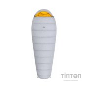 Спальний мішок Tribe Down 400 Regular пуховий сірий лівий (T-CH-0007-grey-L)