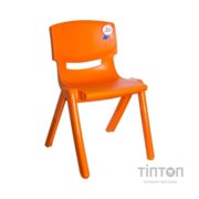 Стілець садовий Irak Plastik дитячий Jumbo №2 помаранчевий (4593)
