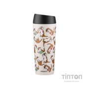 Термокружка Ardesto Coffee Time Animals Otter 450мл, нержавіюча сталь, бежевий (AR2645OT)