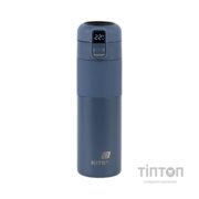 Термокружка Kite 1227 з термодатчиком 450 мл синій (K25-1227-2)