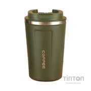 Термокружка Merlion 380 мл, зелена (Termo-304-380Gr)