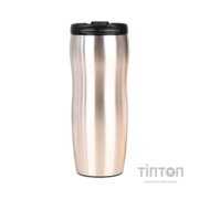 Термокружка Merlion 500 мл з відкидною кришкою, сіра (Mug-500Gray)