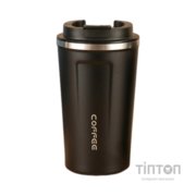 Термокружка Merlion 510 мл, чорна (Termo-304-510Black)