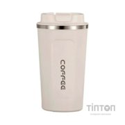 Термокружка Merlion MugCoffe 500 мл з відкидною кришкою, біла (MugCoffe-500White)