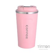Термокружка Merlion MugCoffe 500 мл з відкидною кришкою, рожева (MugCoffe-500Pink)