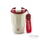 Термокружка СИЛА White/Red 400 мл (960685)